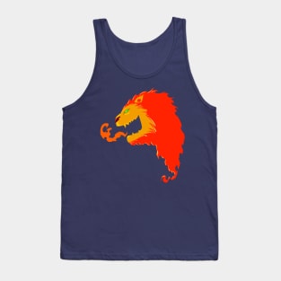 Burning Lion Tank Top